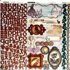 Bobunny Penny Emporium 12 x 12 Combo Stickers