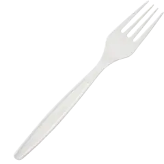 Kitcheniva Disposable White Plastic Forks For Party