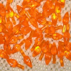 Kitcheniva 25 Pcs Ceramic Christmas Tree Bulbs Lights Orange