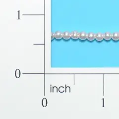 4mm Loose Round Pearl Strand Pink