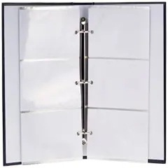 3-Ring Photo Album 300 Pockets Hold 4x6 Photos, Navy Blue