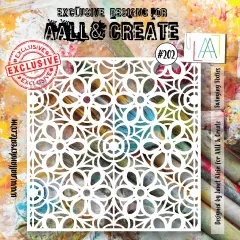 AALL And Create Stencil 6"X6"-Swinging Sixties