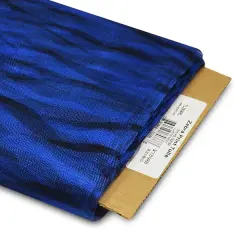 Premium Zebra Print Tulle Fabric Bolt of 54" X 25 Yards Royal Blue