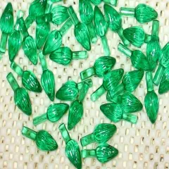 Kitcheniva 25 Pcs Ceramic Christmas Tree Bulbs Lights Green