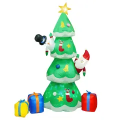 7FT Inflatable Christmas Tree with LED Lights