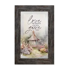 Love The People Metalscape Framed Wall Art - 8 inches x 12 inches