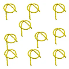 Kitcheniva 6mm Heishi Beads Clay Disc Flat Vinyl DIY Jewelry 10 Strands Lemon yellow