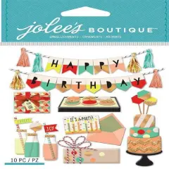 Jolee's Boutique Mod Happy Birthday Dimensional Stickers