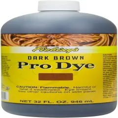Premium 32 oz Pro Oil Leather Dye Dark brown