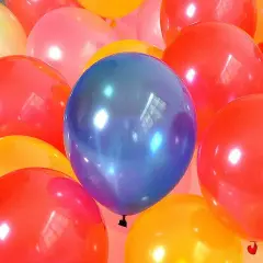 100pcs 10 inch Pearl Latex Colorful Thickening Multi-color