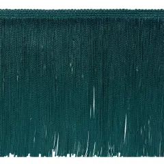 20 Yards of 6" Chainette Fringe Trim | 20 yard cut Teal