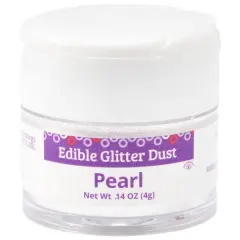 Edible Glitter Dust, 4g Pearl