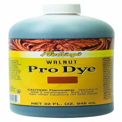 Premium 32 oz Pro Oil Leather Dye Walnut