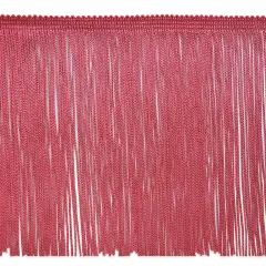 10 Yards of 6" Chainette Fringe Trim | 10 yard cut Dark Rose