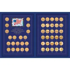 The Complete Gold-Layered Statehood Quarter Collection 1999-2008
