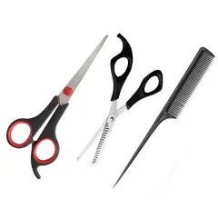 Kitcheniva Professional Hair Cutting Scissors Shear Thinning Set With Free Comb