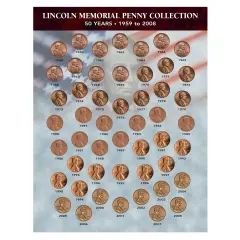 Lincoln Memorial Penny Collection 1959-2008