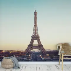Eiffel Tower Peel and Stick Wallpaper Mural