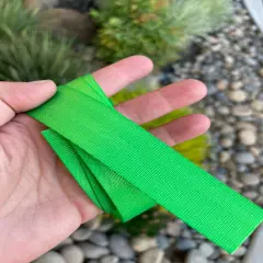 Lime 1&rdquo; Seatbelt Webbing