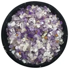 Banded Amethyst Tiny Crystal Chips &ndash; Size 0