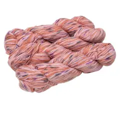 Hand-Dyed Cashmere Yarn Blend for Crochet and Knitting Pink mix