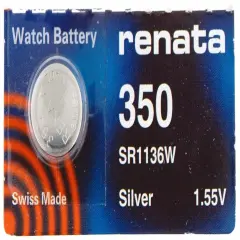 Renata Silver Oxide Watch Battery 350 SR1136W