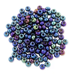 Czech Seed Beads - 6/0 Blue Iris (10 Grams)