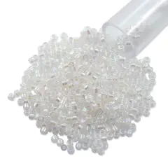 Miyuki Delica Seed Bead 11/0 Transparent Cream AB