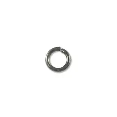 JewelrySupply Jump Ring - Open 5mm Gun Metal Plated (100-Pcs)