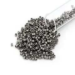 Miyuki Delica Seed Bead 11/0 Nickel Plated Metallic