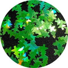 Polyester Glitter - Christmas Tree Glitter Shape by Glitter Heart Co.&trade;
