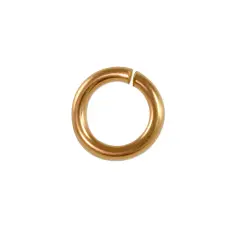 Twist and Lock Jump Ring 8mm Rose Gold Filled (1-Piece)