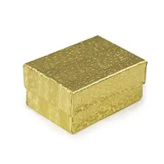 Gold Foil Jewelry Box #32 (Case of 100)