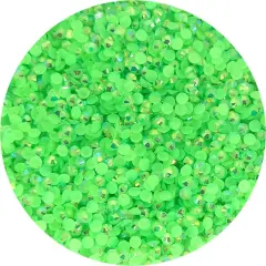 Resin Rhinestones - Pastel Green Jelly - Lauren Quigley's Rock Candy by Glitter Heart Co.&trade;