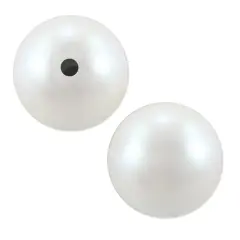 Preciosa Crystal Nacre Round Pearl 6mm Pearlescent White (Package of 20)