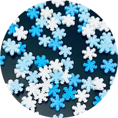 Fake Sprinkles - Snowflake Sprinkles by Glitter Heart Co.&trade;