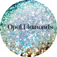 Polyester Glitter - Opal Diamonds Glitter Shape by Glitter Heart Co.&trade;
