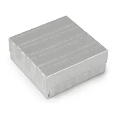 Silver Foil Jewelry Box #33 (Package of 20)