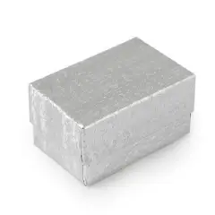 Silver Foil Jewelry Box #21 (Case of 100)