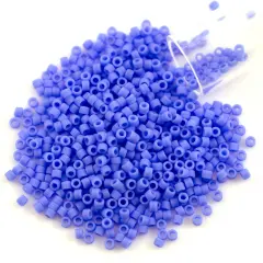 Miyuki Delica Seed Bead 11/0 Matte Cornflower Blue Opaque