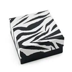 Zebra Print Jewelry Box #33 (Package of 20)