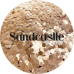 Polyester Glitter - Sandcastle by Glitter Heart Co.&trade;