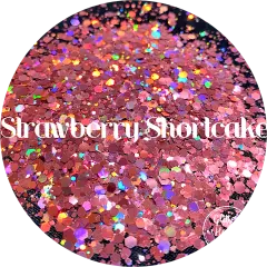 Polyester Glitter - Strawberry Shortcake by Glitter Heart Co.&trade;