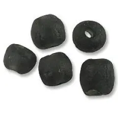Ghana Recycled Glass Black 13mm (5-Pcs)