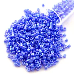 Miyuki Delica Seed Bead 11/0 Opaque Light Lapis AB
