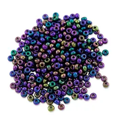 Czech Seed Beads - 8/0 Purple Iris (10 Grams)