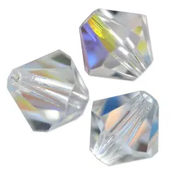 Preciosa Crystal AB Bicone Bead 3mm (Package of 50)