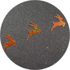 Polyester Glitter - Reindeer Glitter Shape by Glitter Heart Co.&trade;