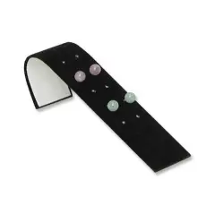JewelrySupply Black Earring Display Ramp - 5 Pairs