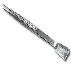 Tweezers with Bead Shovel